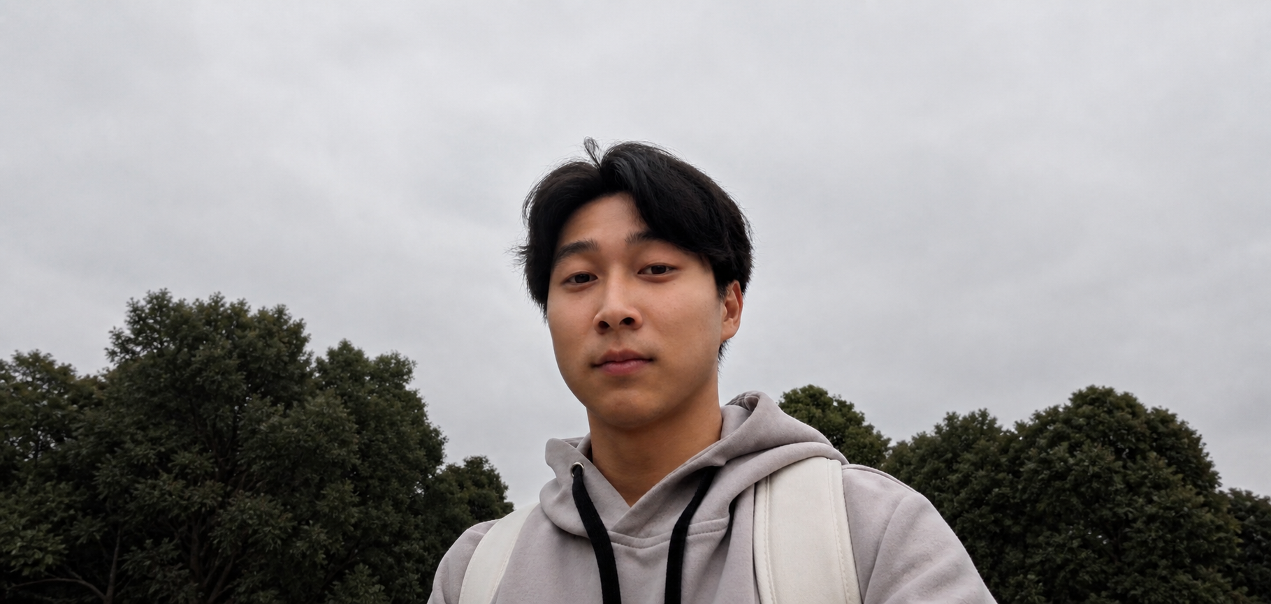 户外个人自拍照